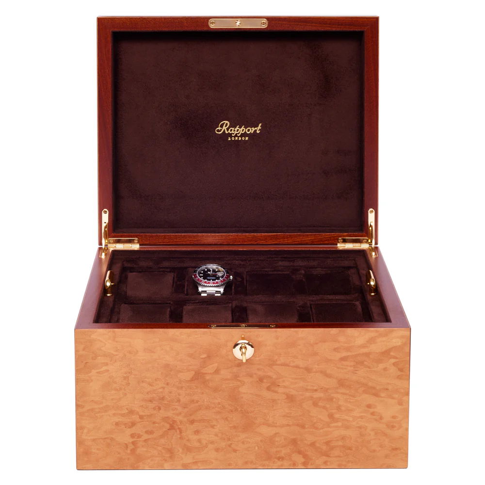 Rapport - Heritage 16 Watch Box in Walnut Burr | L281