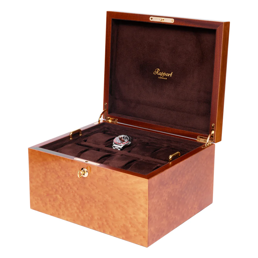 Rapport - Heritage 16 Watch Box in Walnut Burr | L281