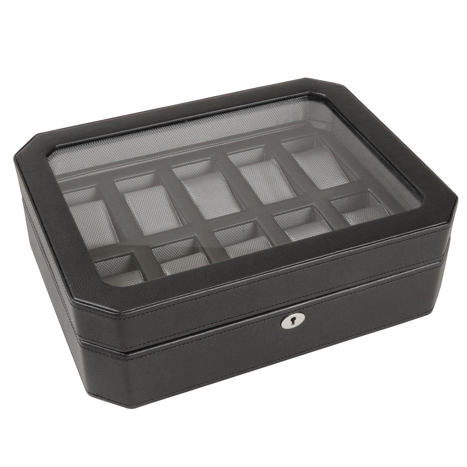 Wolf - Windsor 10-Unit Watch Box with Storage | 4586029
