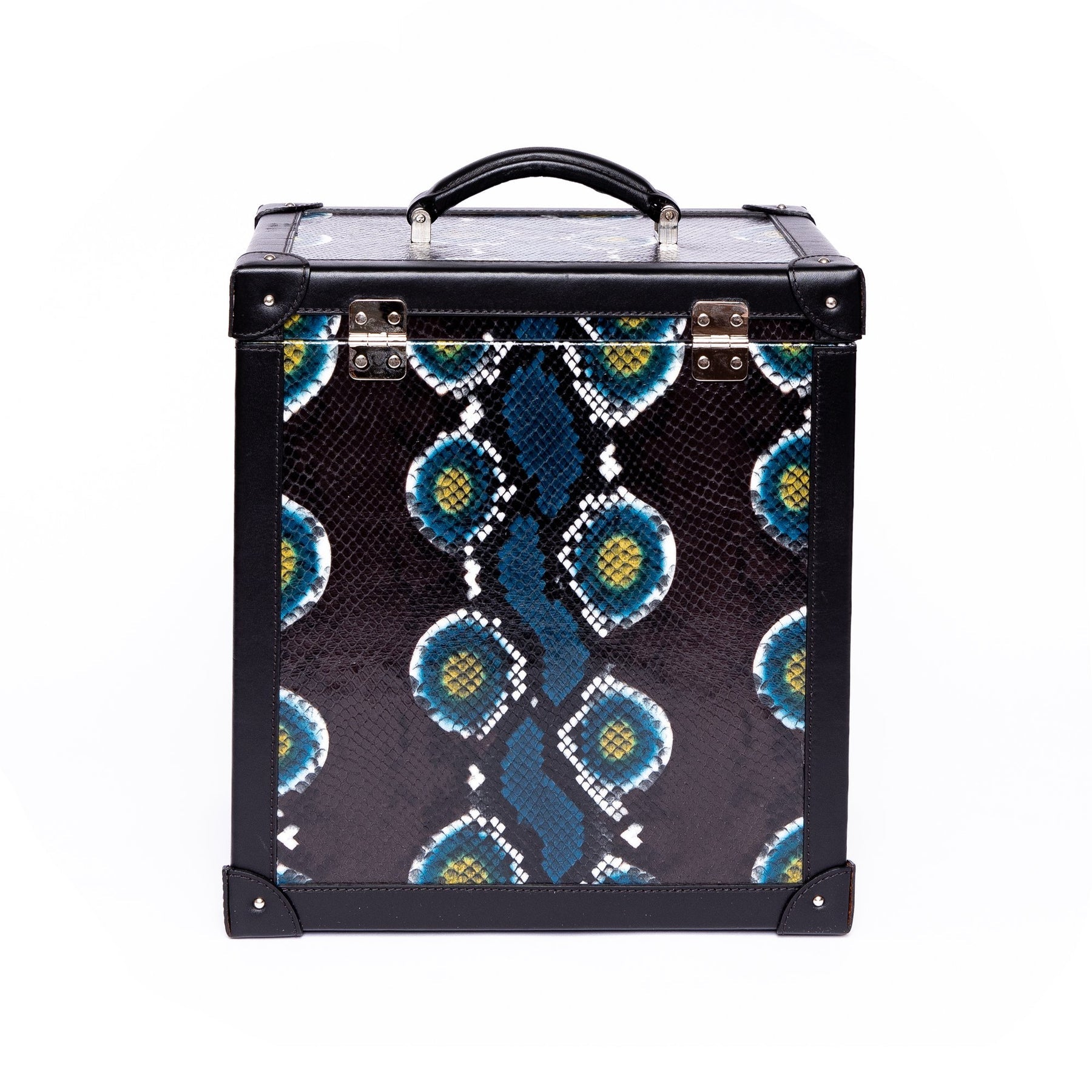 Rapport - Amour Deluxe Jewelry Trunk in Blue Leather | J155