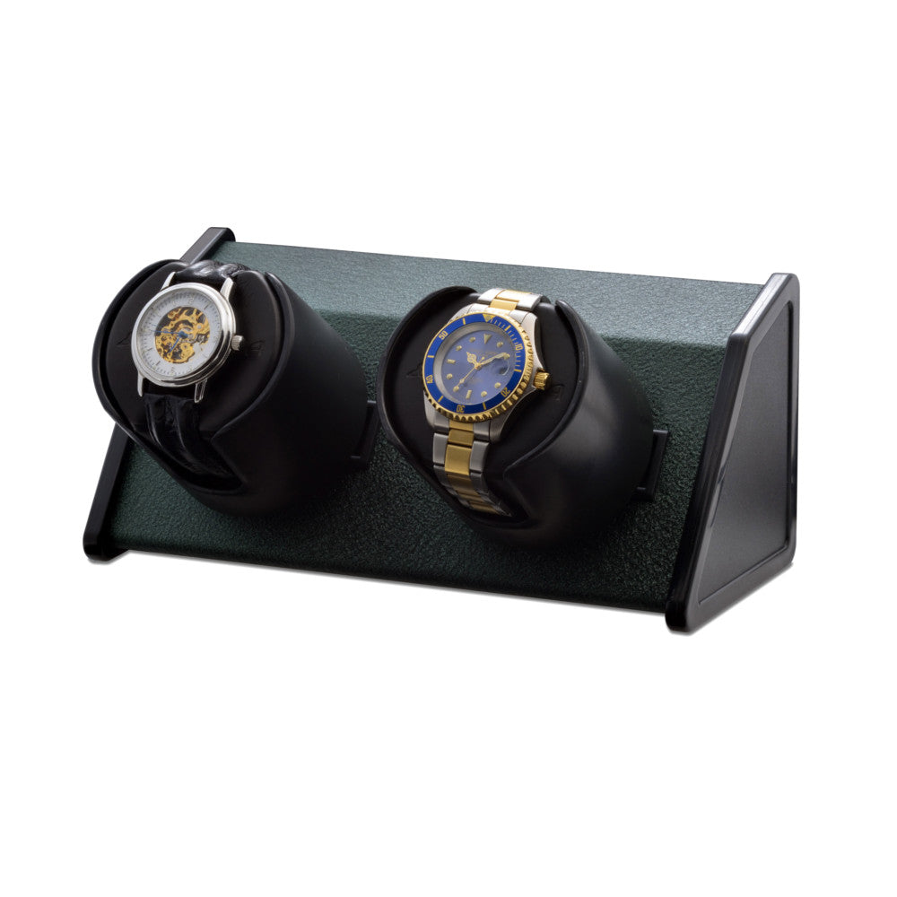 Orbita Sparta 2-Unit  Watch Winder in Bold Green - Watchwindersplus