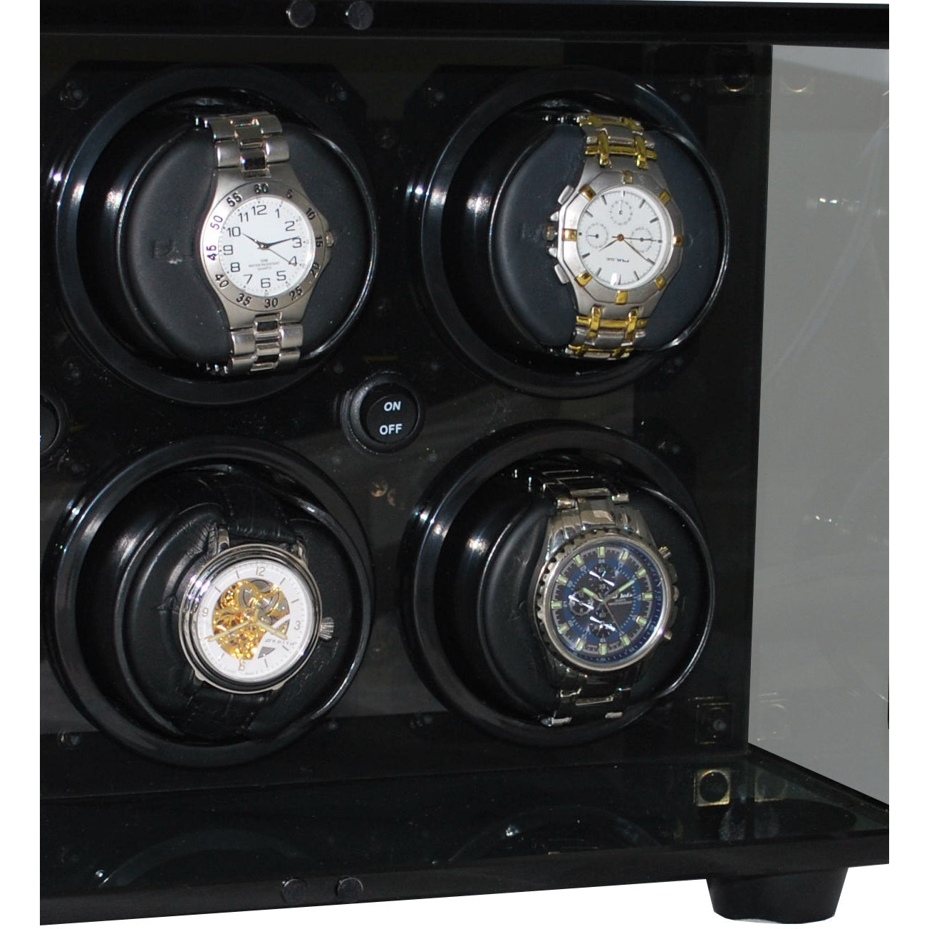 Orbita Milano 6-Unit Watch Winder In Acrylic - Watchwindersplus