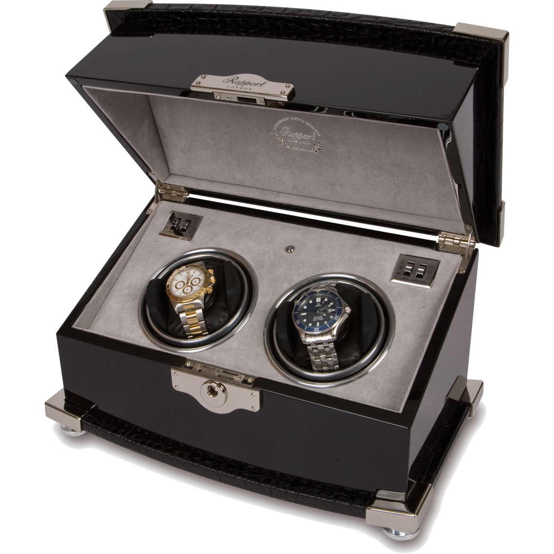Rapport Serpentine Watch Winder Double W222 Watchwindersplus