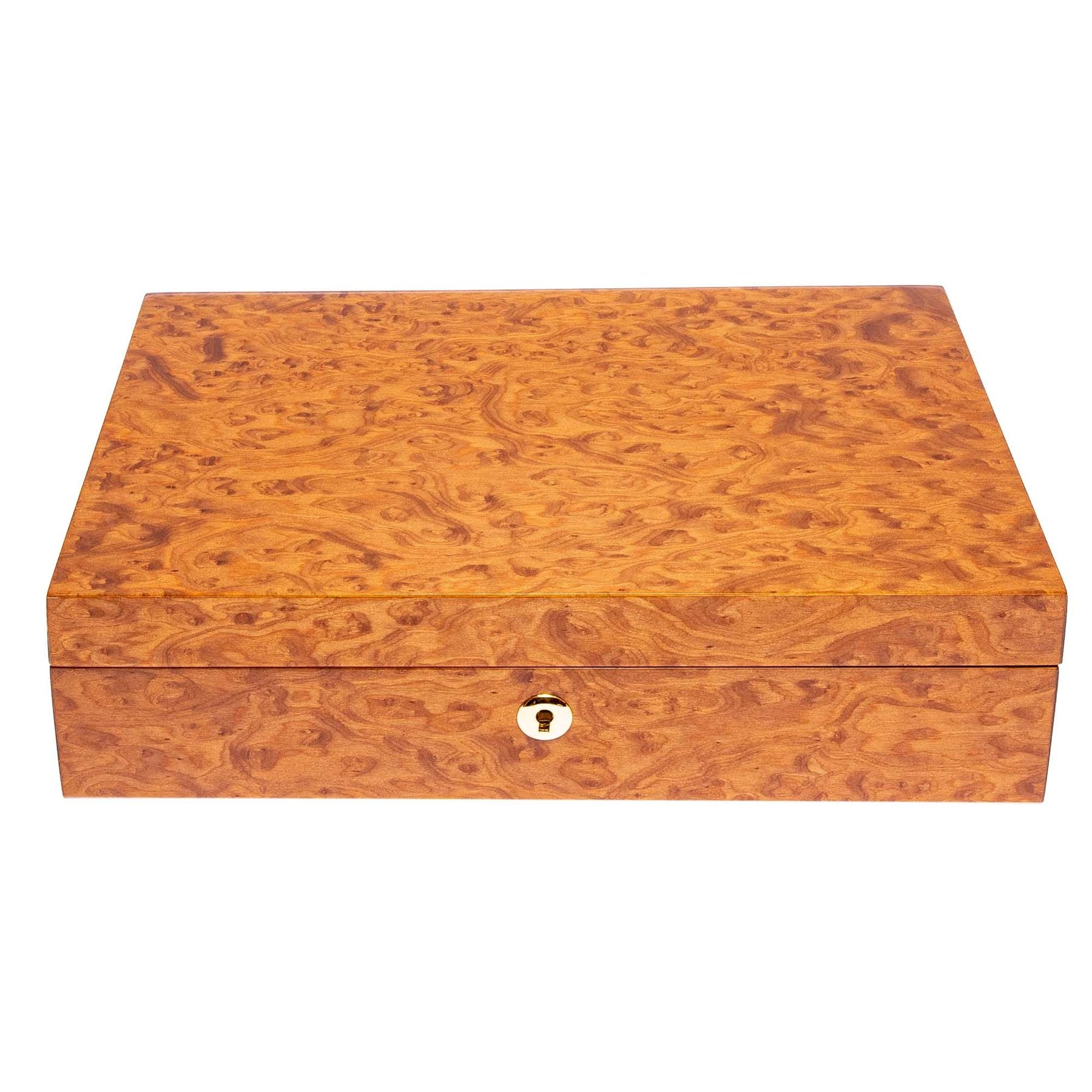 Rapport 10-Unit Watch Box in Walnut Burr L275 - Watchwindersplus