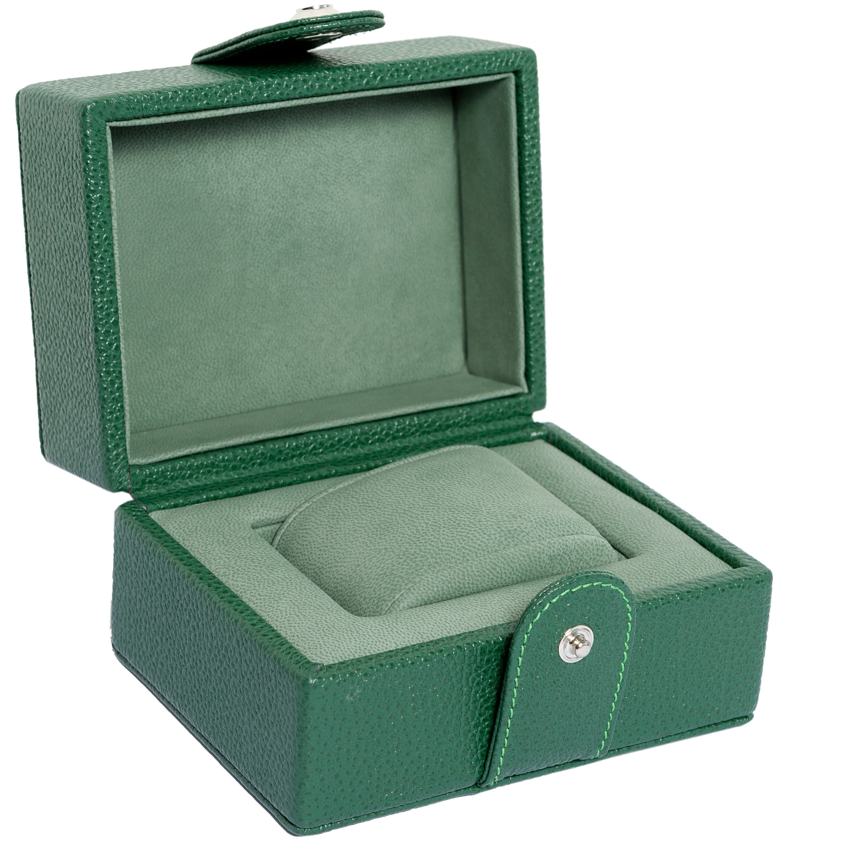 Underwood (London) - Single Watch Storage Case in Green Leather
