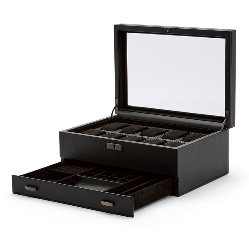 Wolf - Axis 10-Unit Watch Box w Storage | 488203