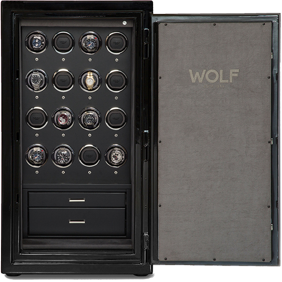 Wolf - 1834 Atlas 16-unit Watch Winding Safe | 491664 Wolf - 1834 Atlas 16-unit Watch Winding Safe | 491664