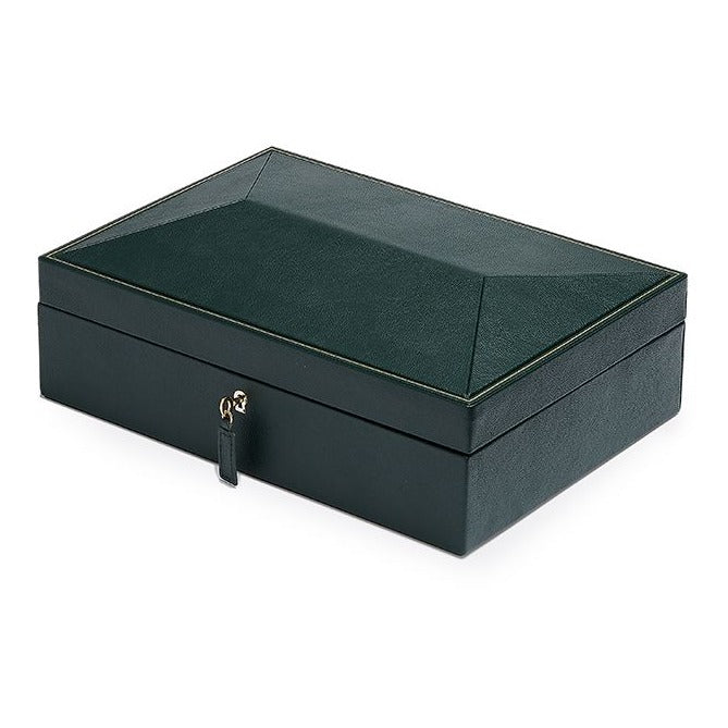 Wolf - British Racing Green 8-Unit Watch Box | 792641 - Watchwindersplus
