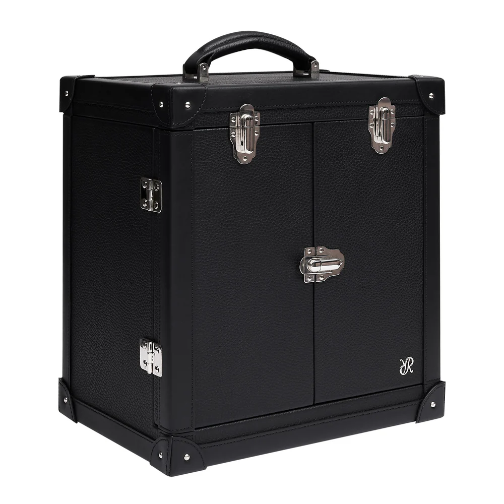 Rapport - Deluxe Jewelry Trunk in Black Leather | BR108