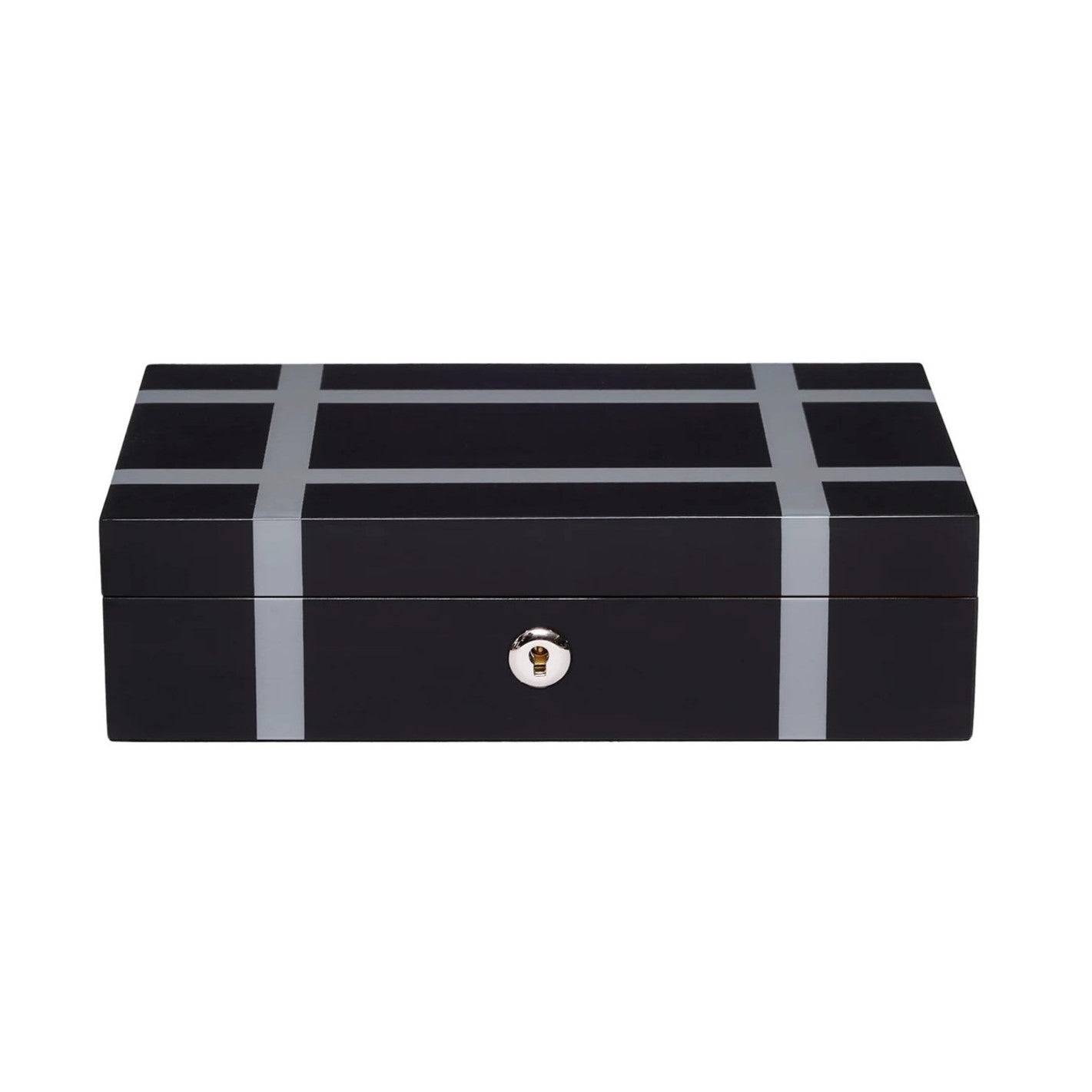 Rapport - Carnaby Multi-Storage Watch Box in Black Lacquer | J165