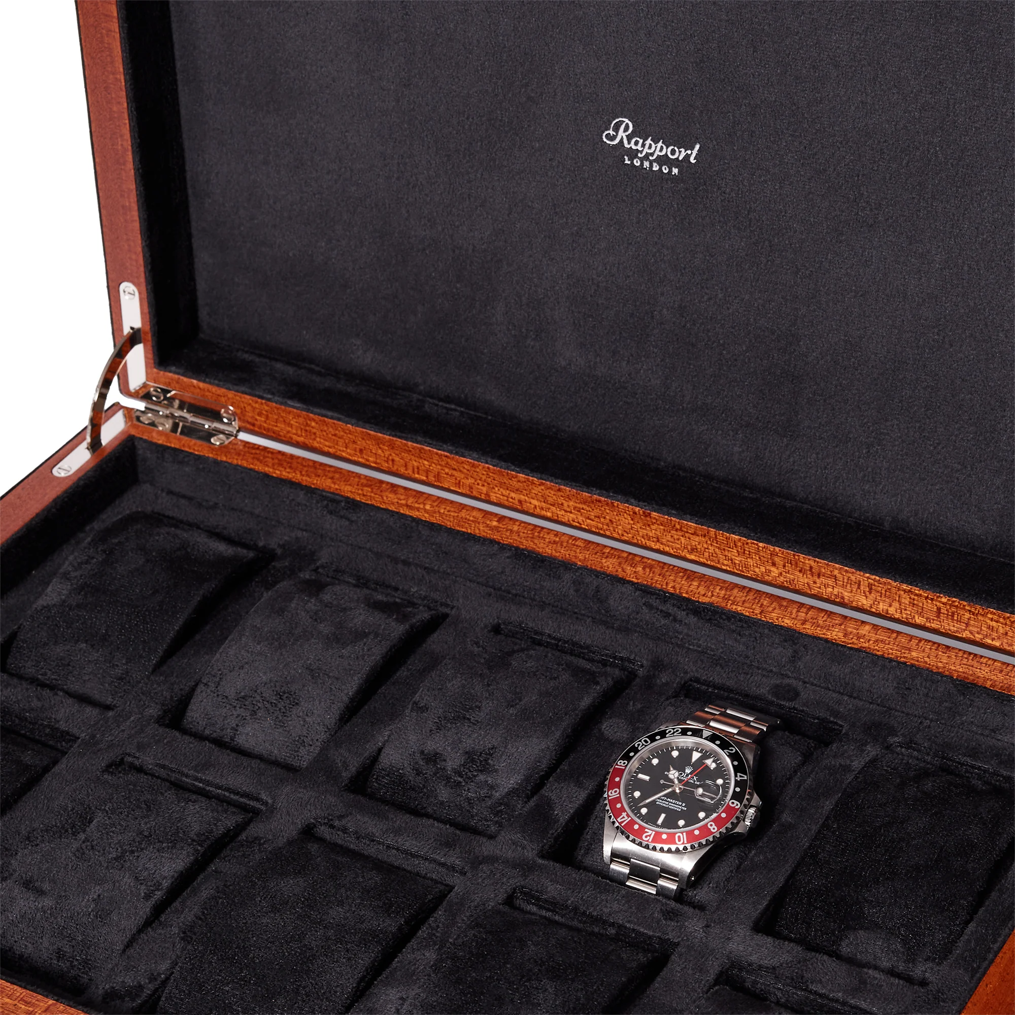 Rapport - Mayfair 10 Watch Box in Macassar | L277