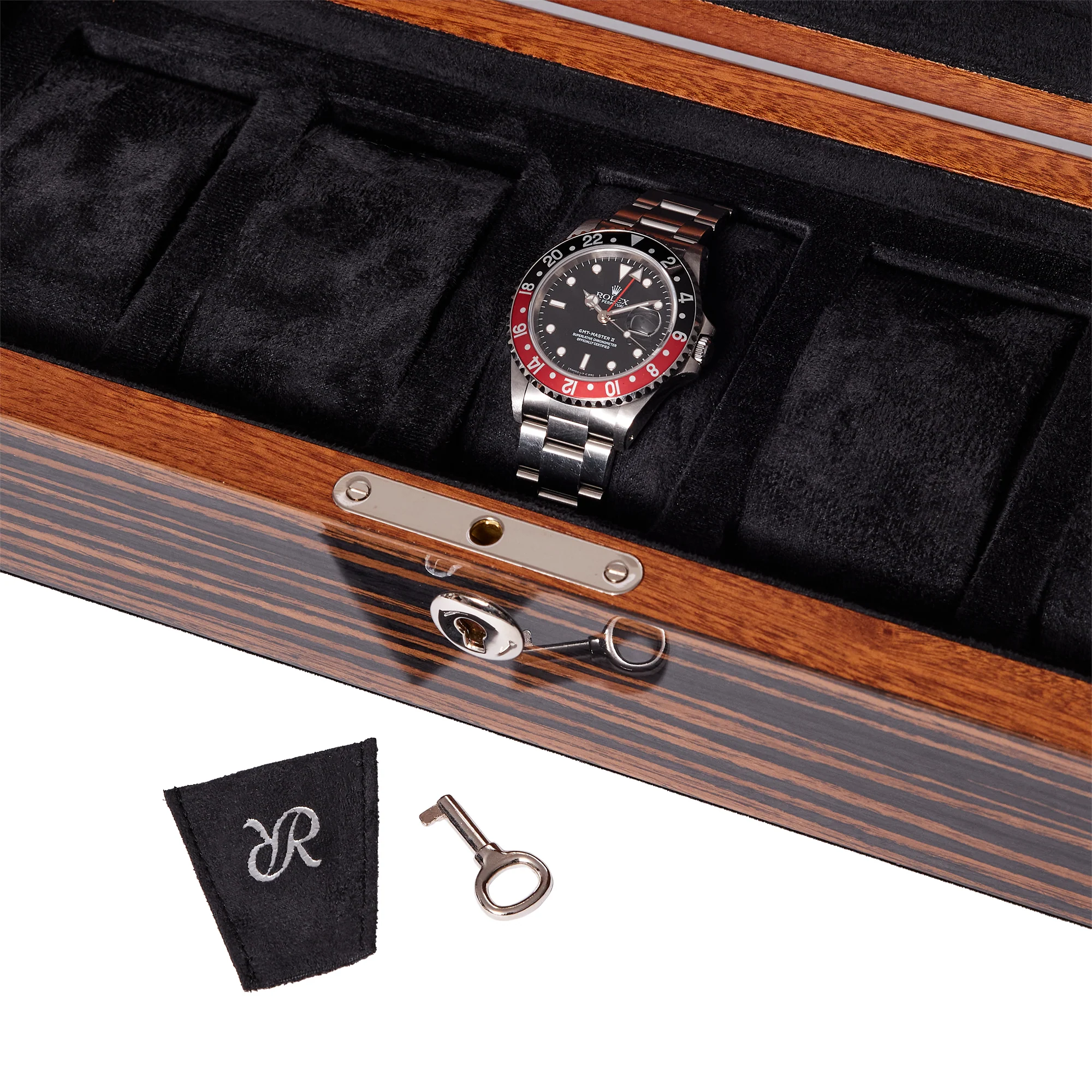 Rapport - Mayfair 5 Watch Box in Macassar | L276