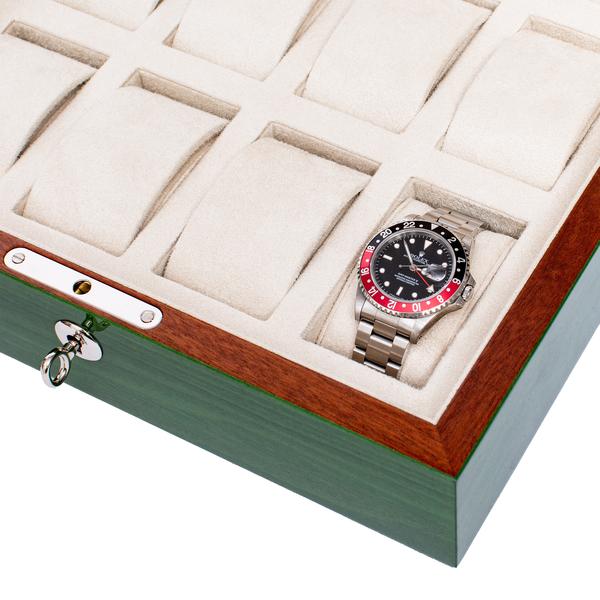 Rapport - Heritage 8 Watch Box in Red Lacquer | L402