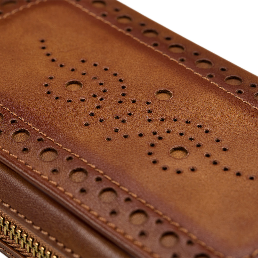 Wolf - Brogue Double Watch Folder | 443406