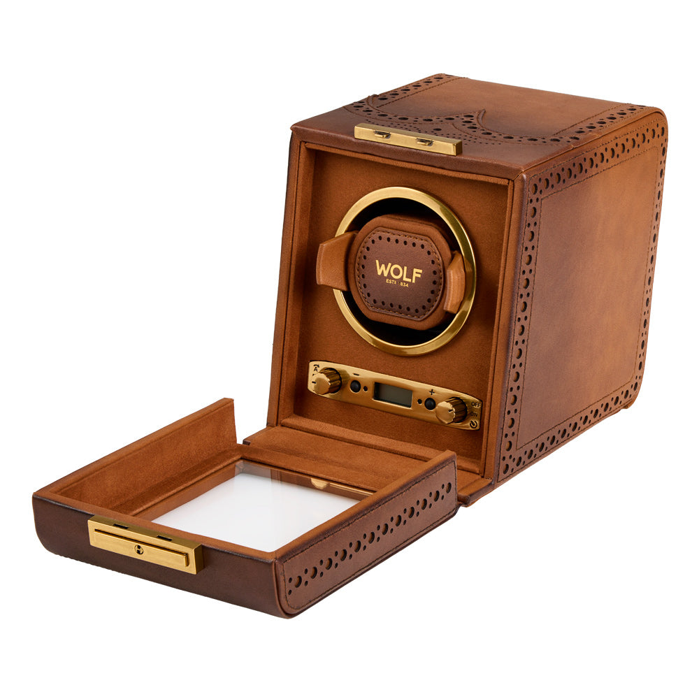 Wolf - Brogue Single Watch Winder | 440106