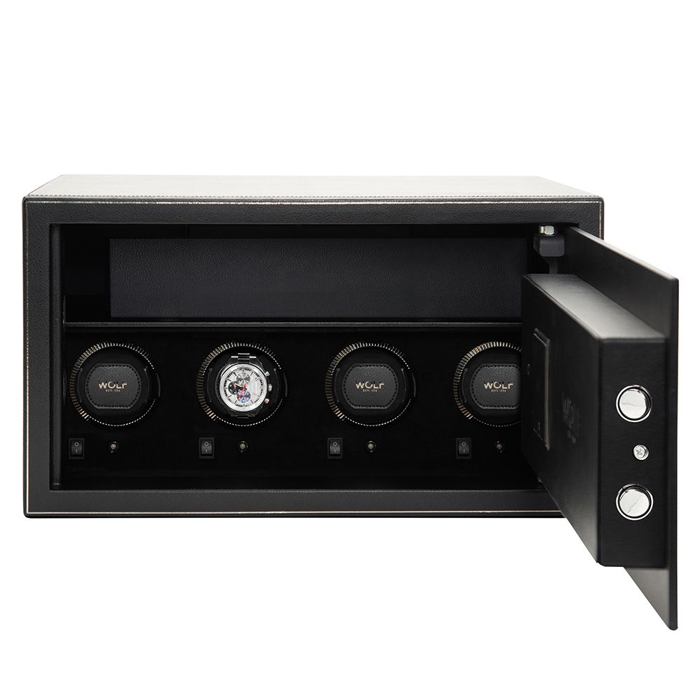 Wolf - The Den 4-Unit Watch Winder Safe | 430402