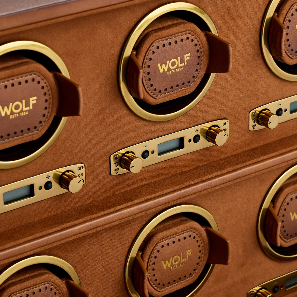 Wolf - Brogue 6-Unit Watch Winder | 440606