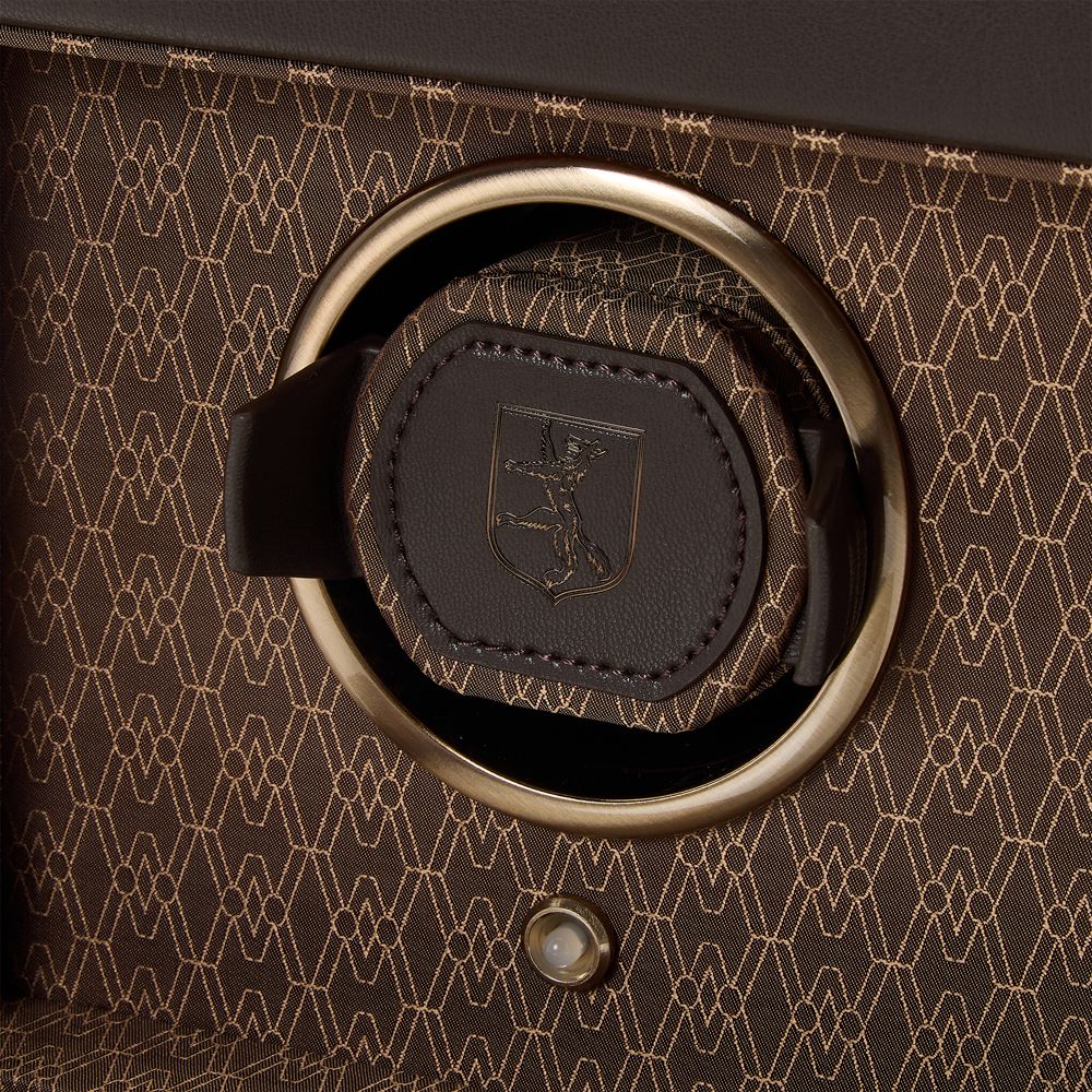 Wolf - Earth Single Watch Winder with Storage | 190306