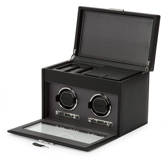 Wolf - Viceroy Double Watch Winder with Storage | 456202