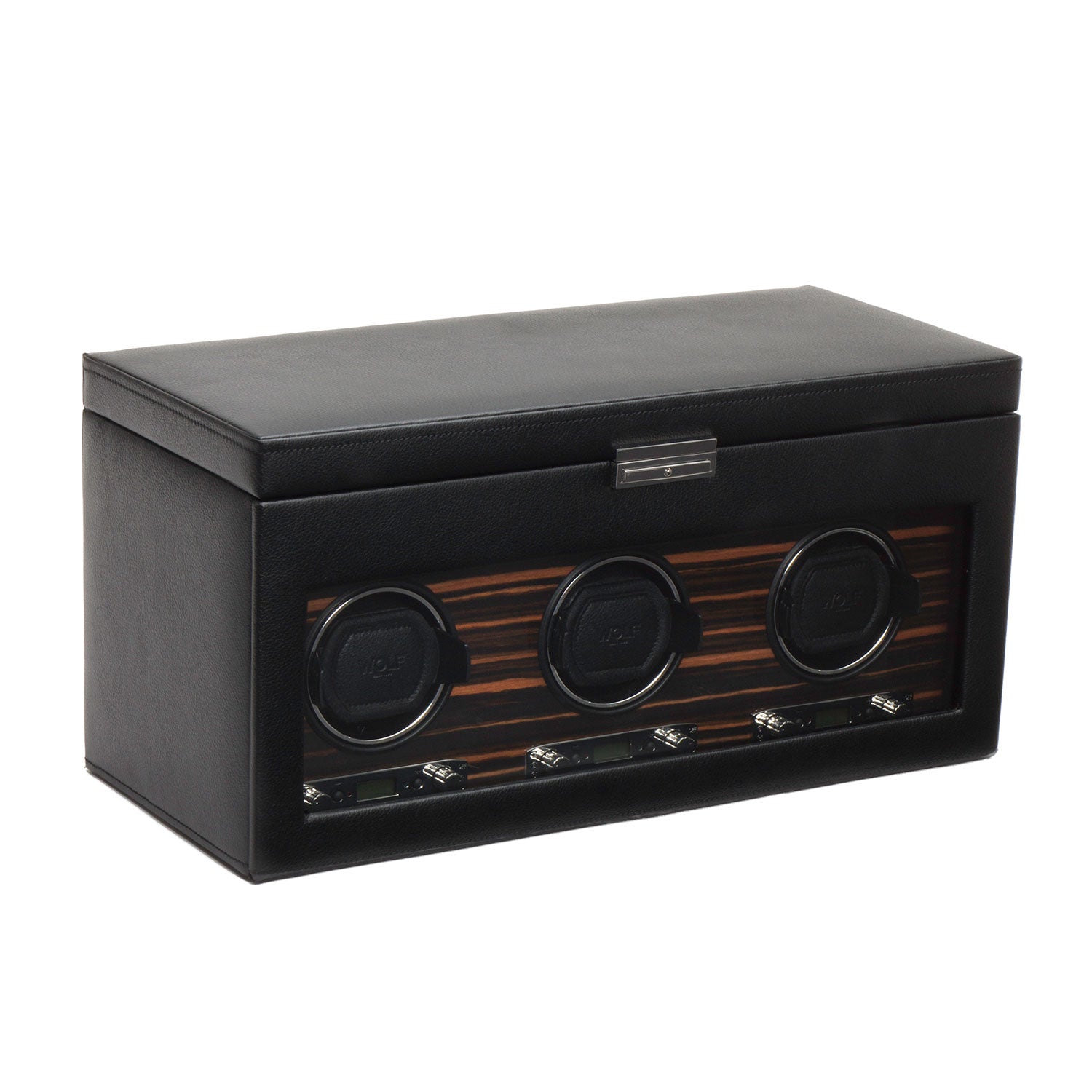 Wolf - Roadster Triple Watch Winder with Storage | 457356 - Watchwindersplus