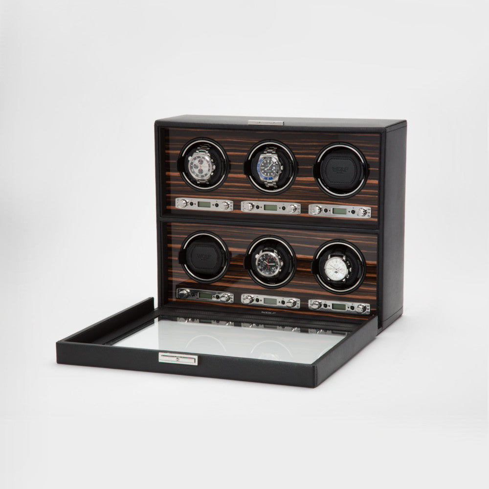 Wolf - Roadster 6-Unit Watch Winder | 459256 - Watchwindersplus