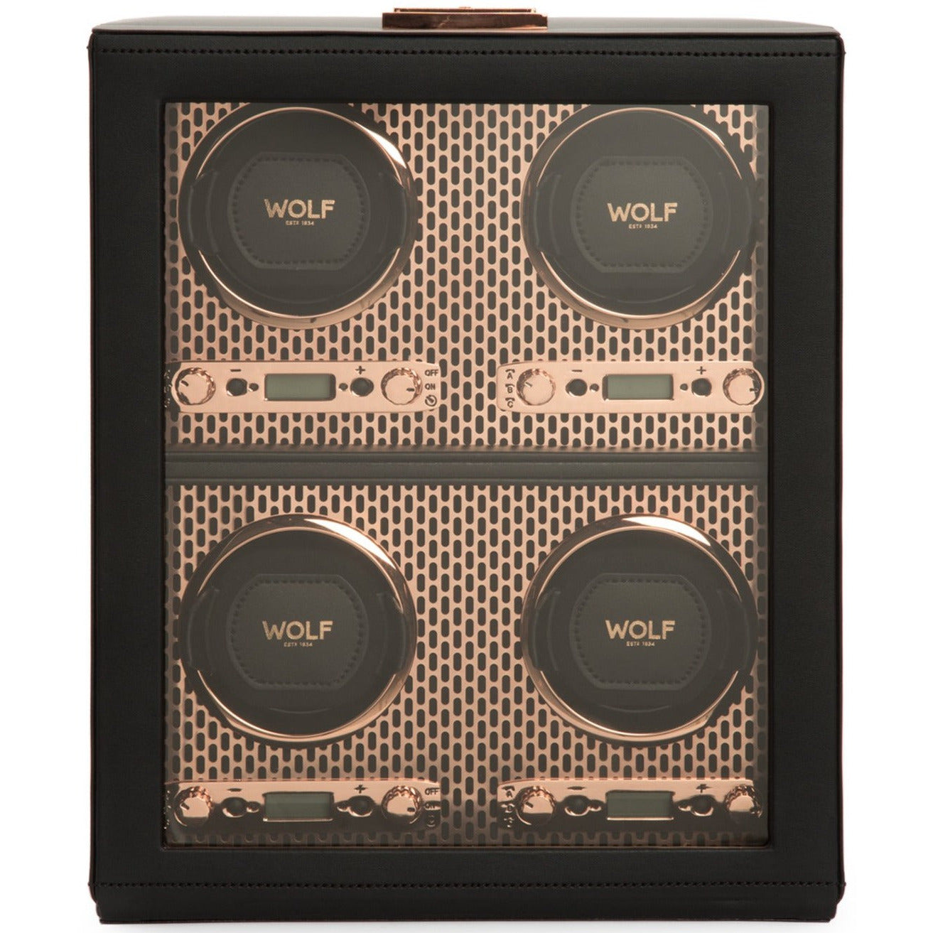 Wolf - Axis 4-Unit Watch Winder | 469516 - Watchwindersplus