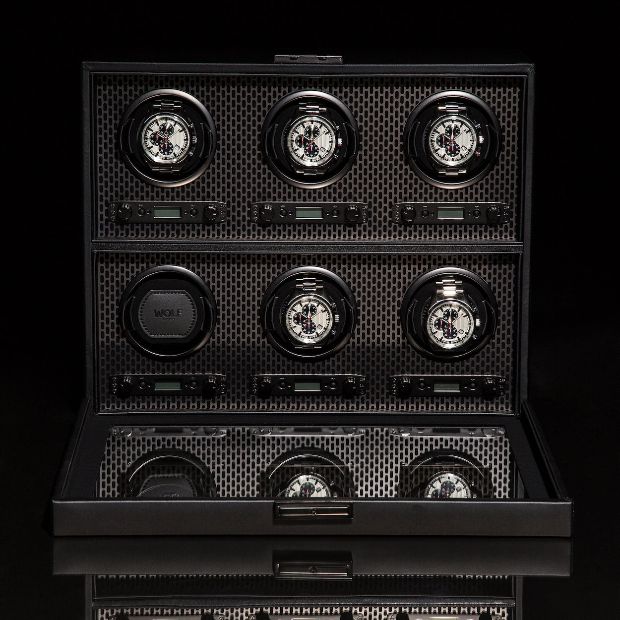 Wolf - Axis 6-Unit Watch Winder | 469603 - Watchwindersplus