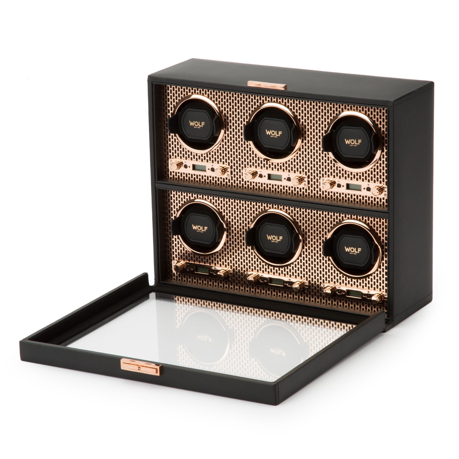 Wolf - Axis 6-Unit Watch Winder | 469616 - Watchwindersplus