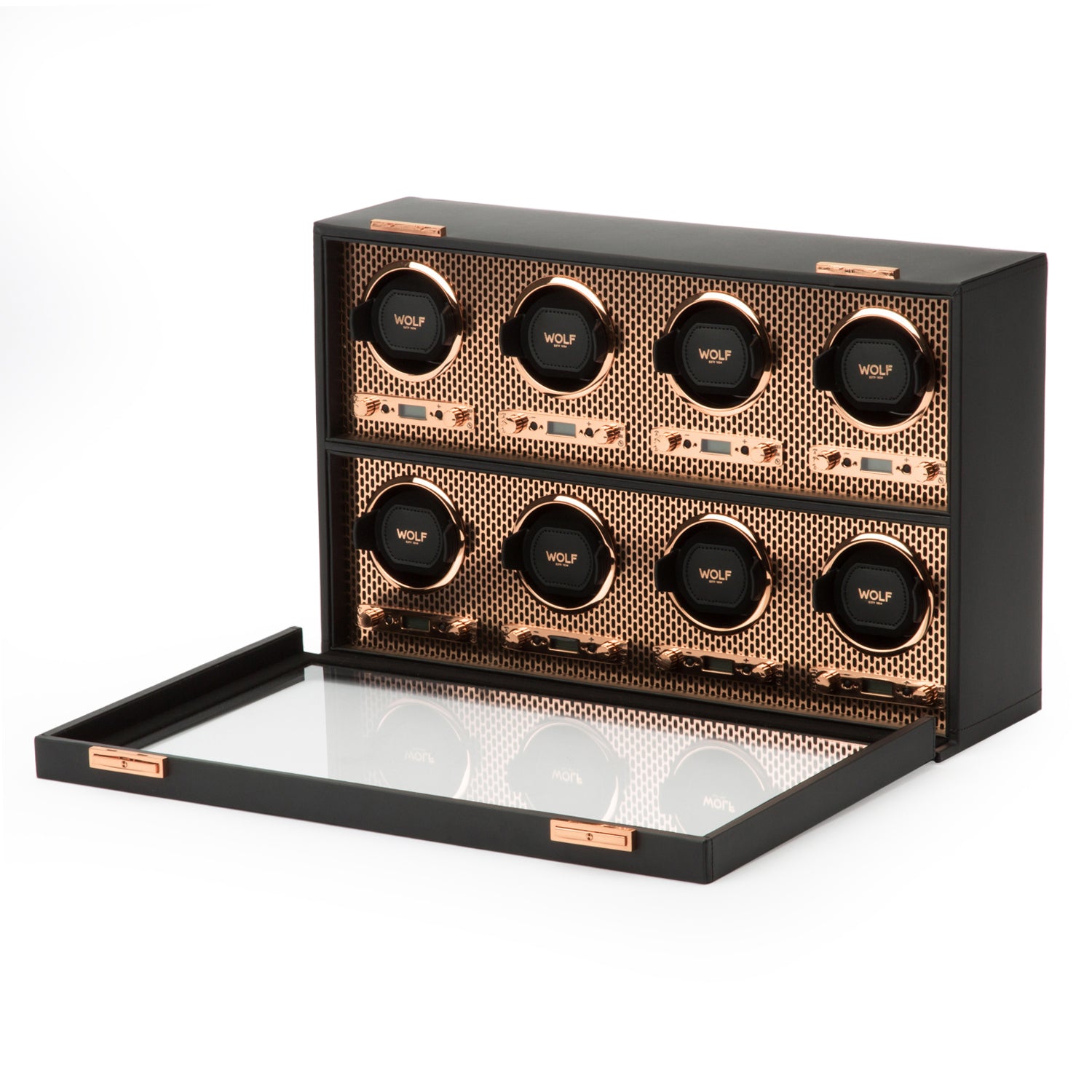 Wolf - Axis 8-Unit Watch Winder | 469716 - Watchwindersplus