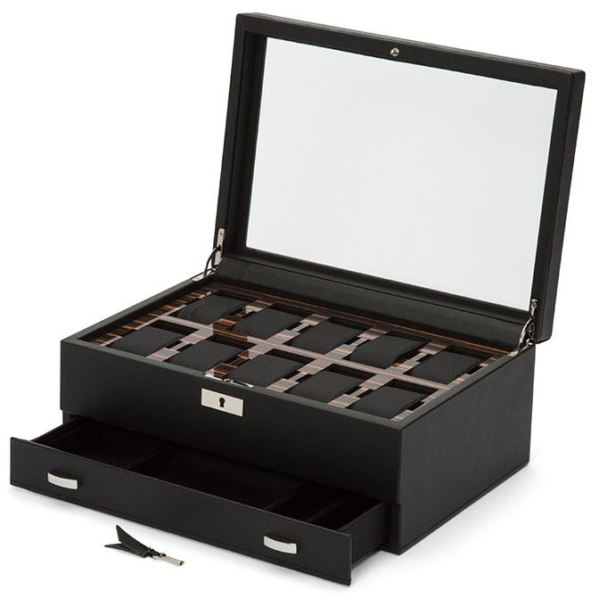 Wolf - Roadster 10-Unit Watch & Jewelry Box  | 477656 - Watchwindersplus