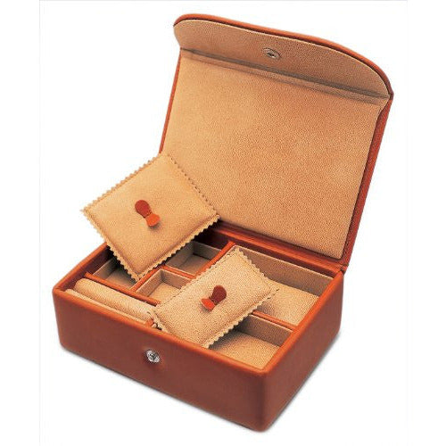 Underwood UN16 Small Watch & Jewelry Collectors Box In Leather - Watchwindersplus