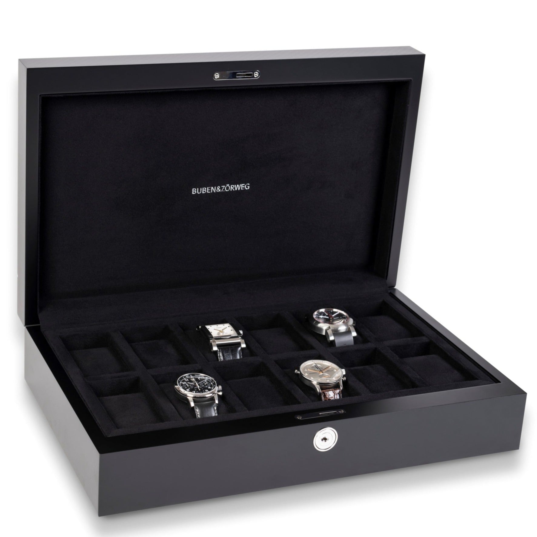 Buben & Zorweg Neo 12 Watch Case In Carbon
