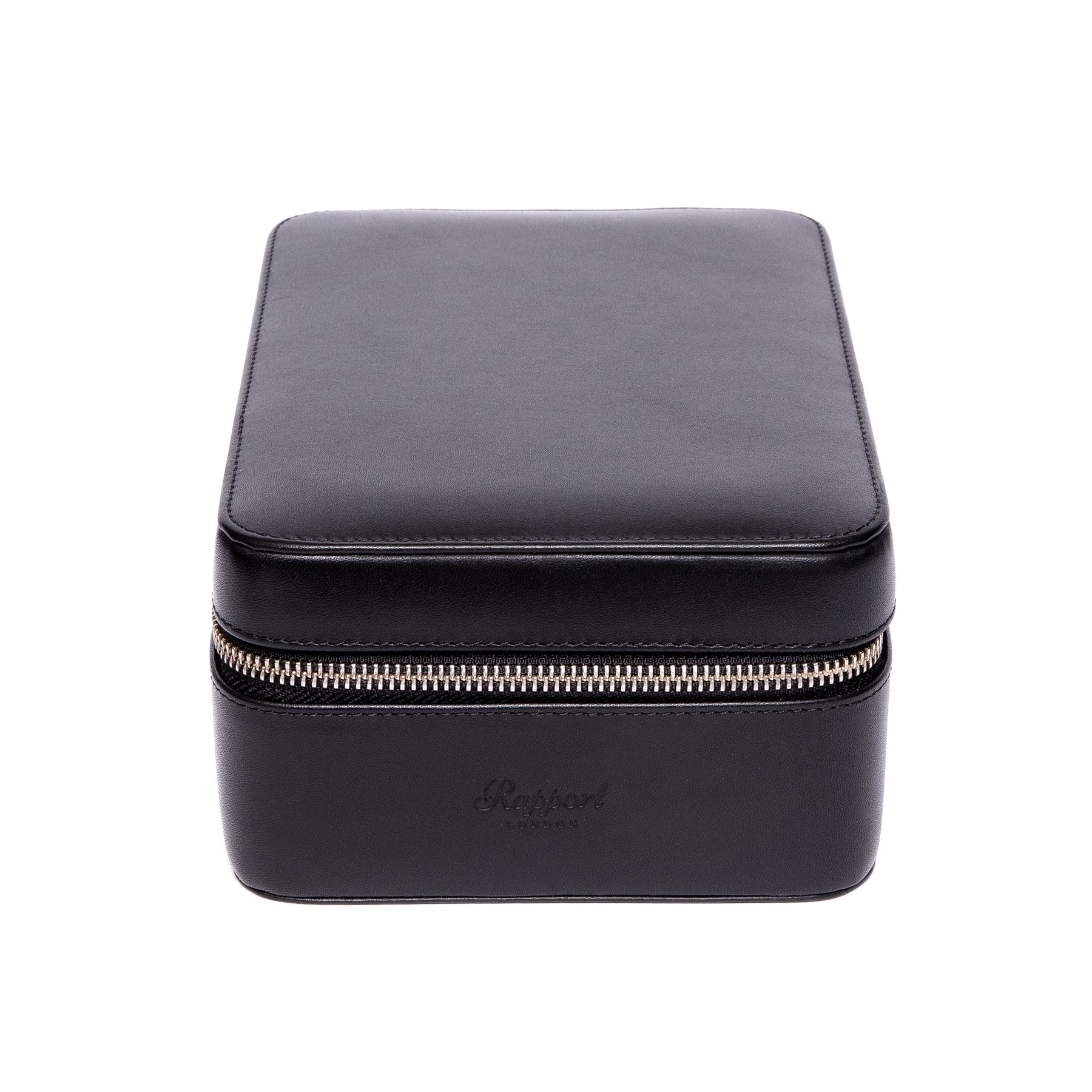 Rapport - Hyde Park Quad Watch Case in Black Leather | D271