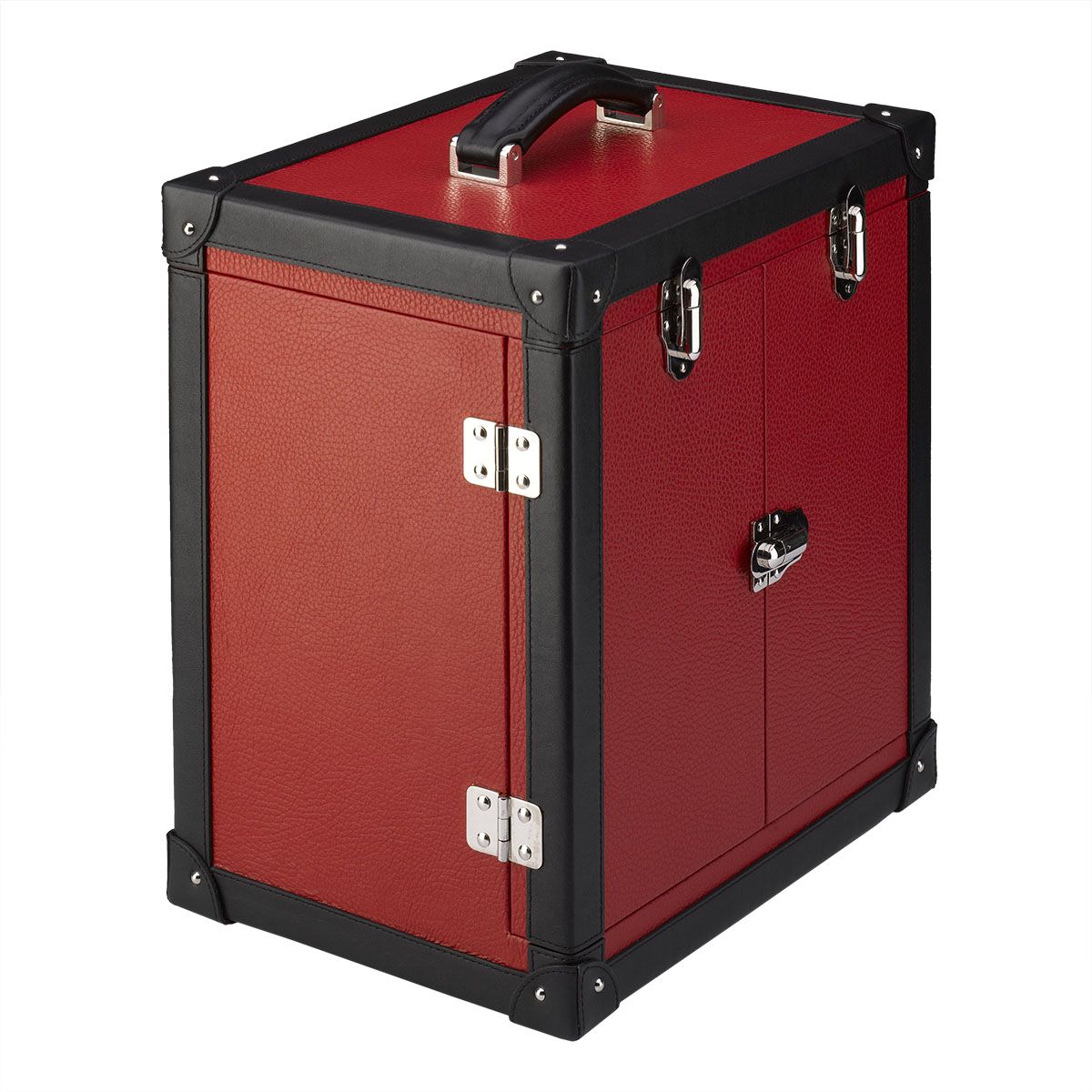 Rapport - Deluxe Jewelry Trunk in Red Leather | J150