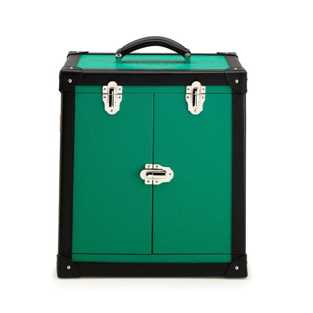 Rapport - Deluxe Jewelry Trunk in Green Leather | J151