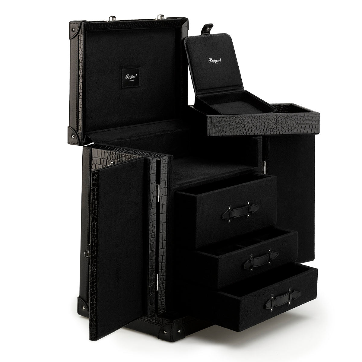 Rapport - Brompton Accessory Trunk in Black Croco | J161