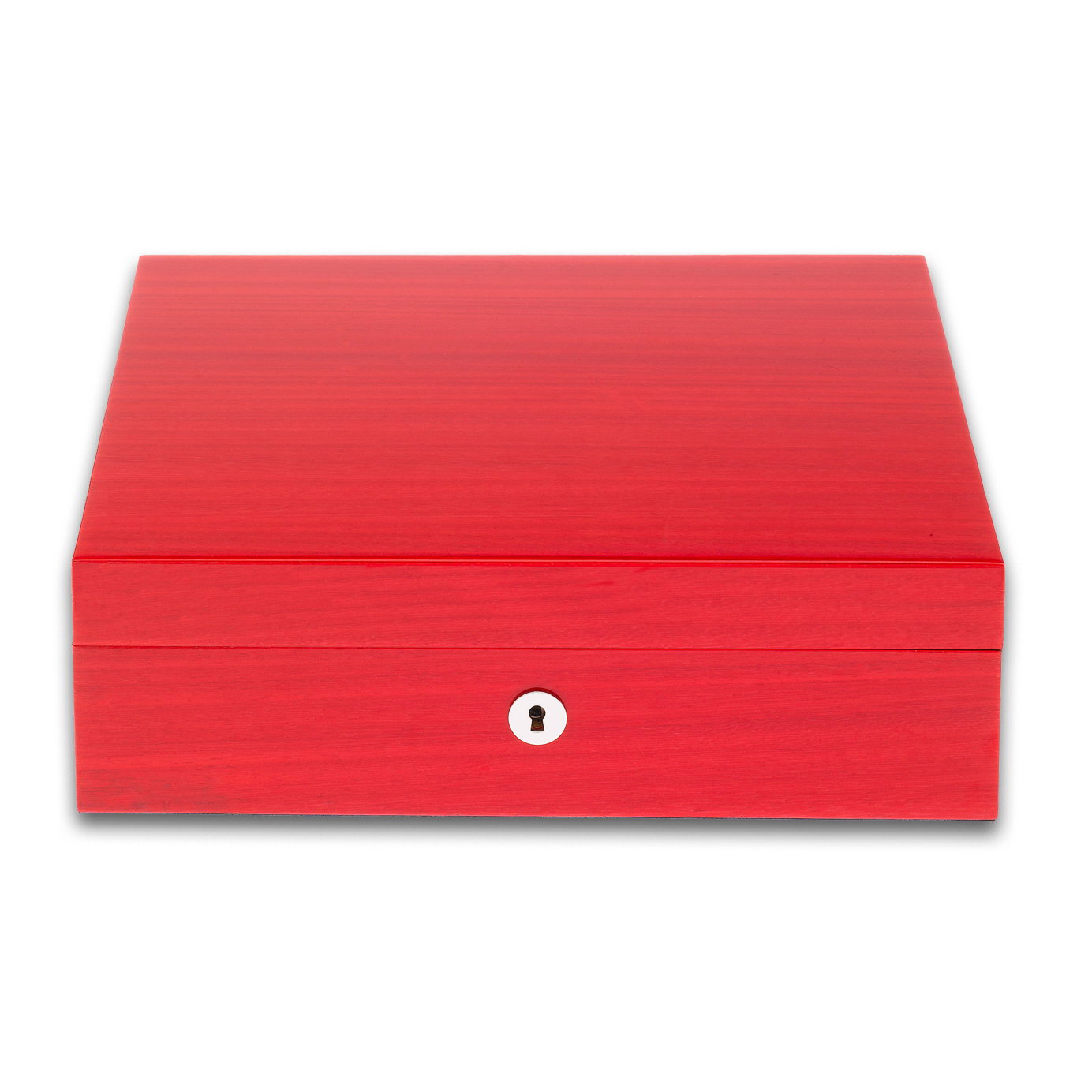 Rapport Heritage Wood Watch Box in Red L420 - Watchwindersplus