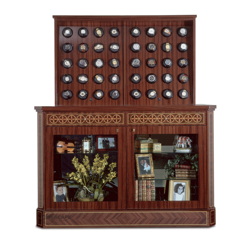 Orbita Bergamo 40-Unit Watch Winder In Rosewood