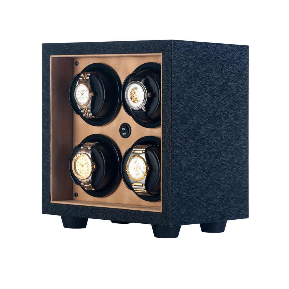 Orbita Insafe 4-Unit Watch Winder In Tan