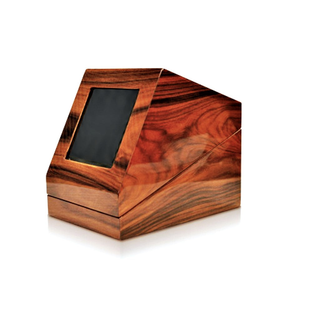 Orbita Siena Single-Unit Watch Winder in Teakwood - Watchwindersplus