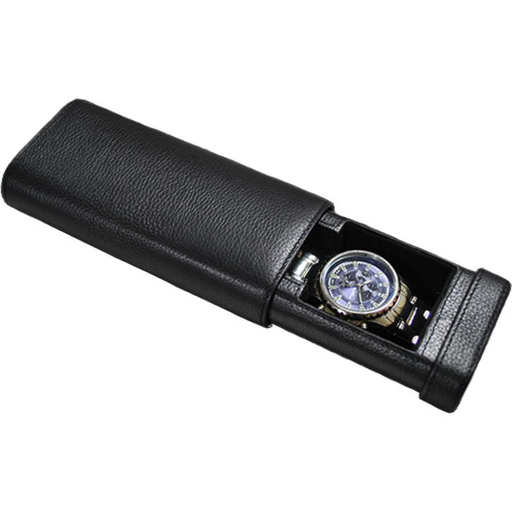 Orbita Verona Single-Unit Watch Case In Leather - Watchwindersplus
