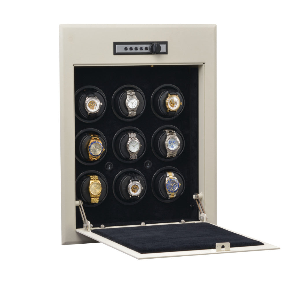 Orbita Wallsafe 9-Unit Watch Winder Vault