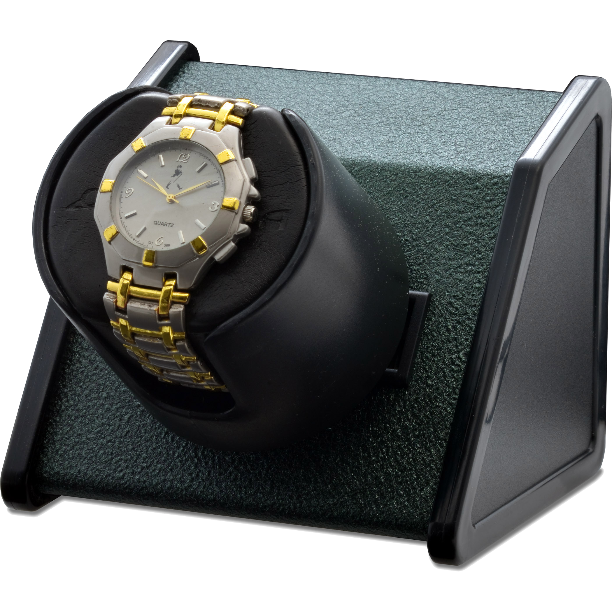 Orbita Sparta Single-Unit Watch Winder in Bold Green - Watchwindersplus