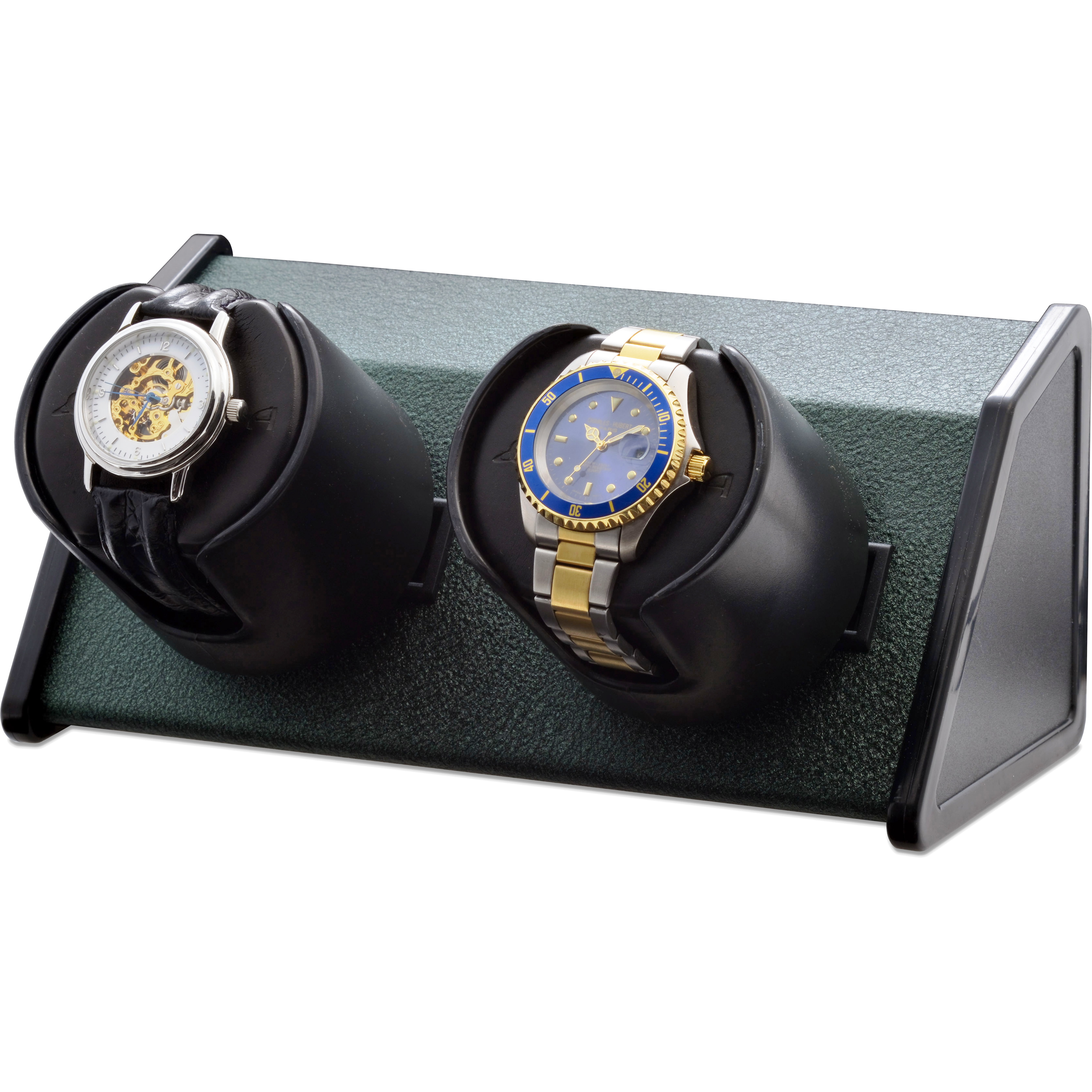 Orbita Sparta 2-Unit  Watch Winder in Bold Green - Watchwindersplus