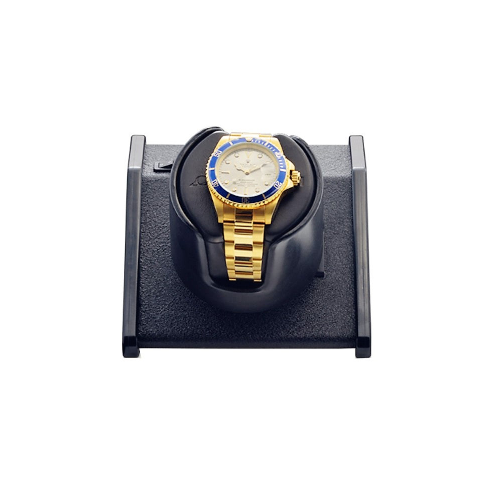 Orbita Sparta Single-Unit Watch Winder in Bold Black - Watchwindersplus