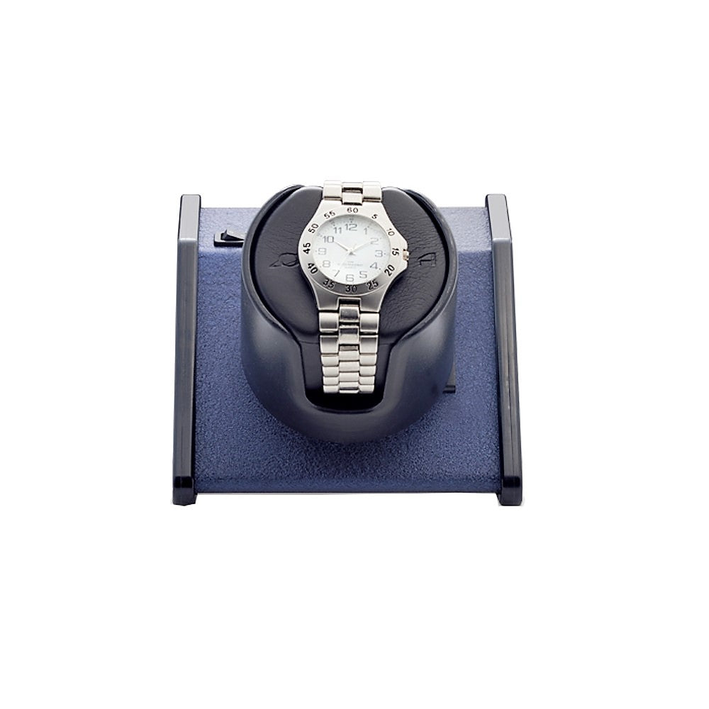 Orbita Sparta Single-Unit Watch Winder in Bold Blue - Watchwindersplus