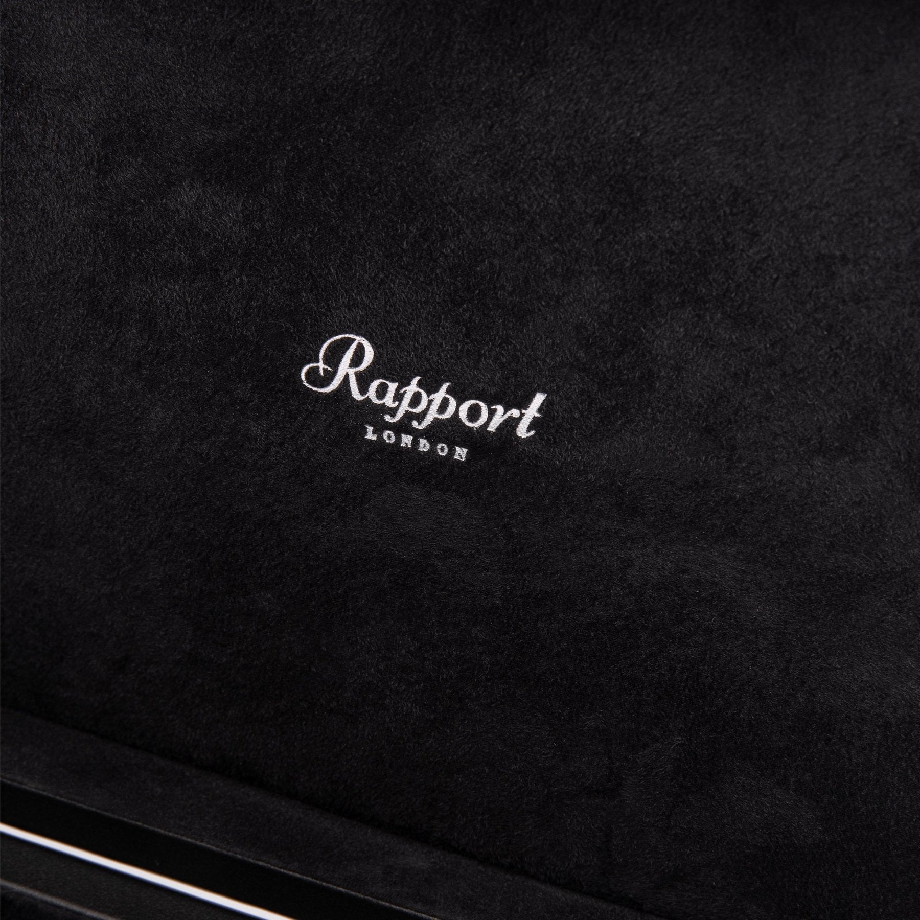 Rapport 8-Unit Vantage Watch Box in Black Leather L435 - Watchwindersplus