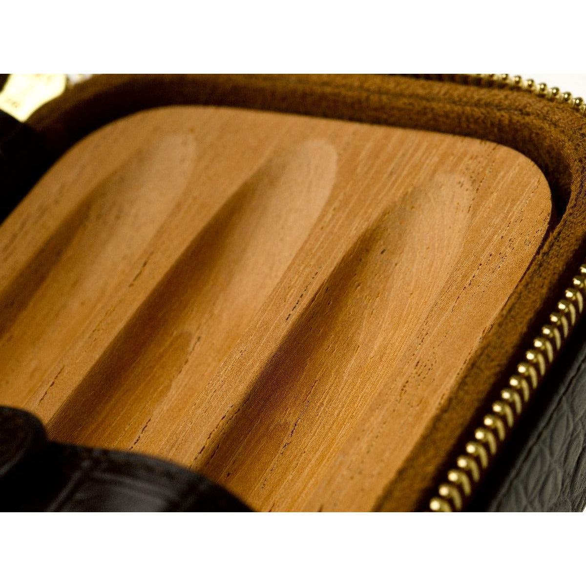 Rapport - Brompton Cigar Case in Brown Croco | C111