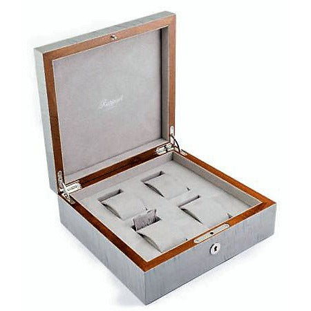 Rapport Heritage Wood Watch Box in Grey L415 - Watchwindersplus