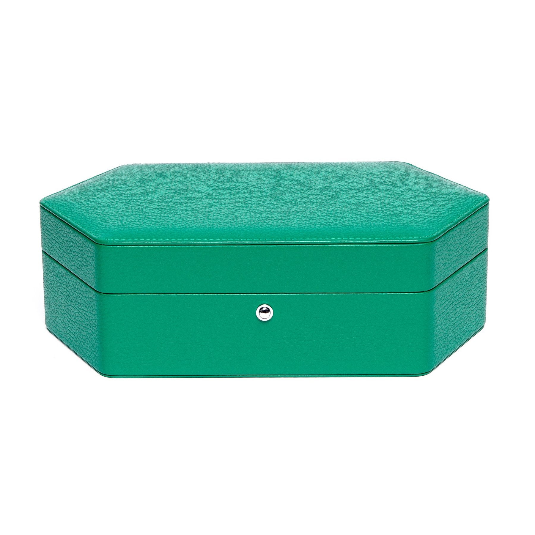 Rapport Portobello Watch Box in Green Leather TA44 - Watchwindersplus